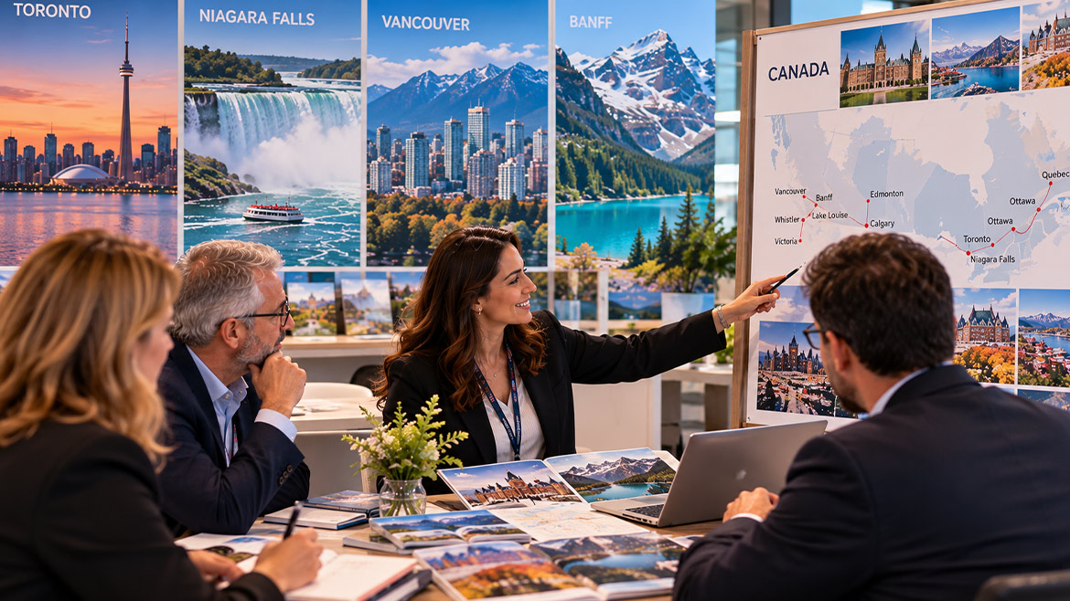Canadian tourism itinerary planning for international markets
