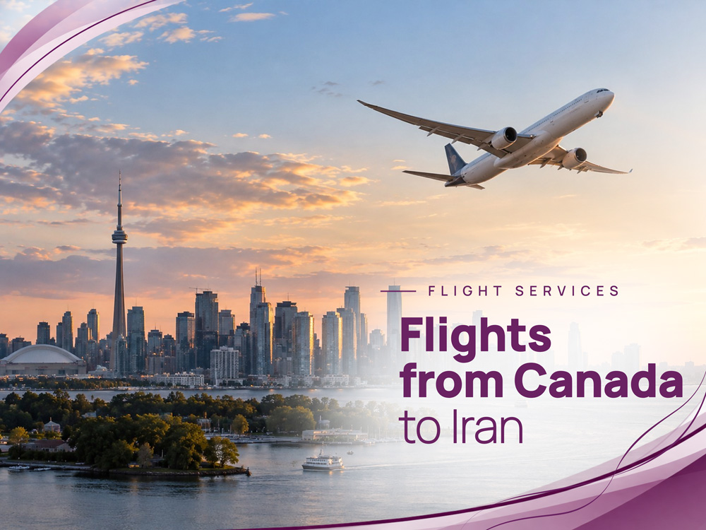 Flights from Canada to Iran