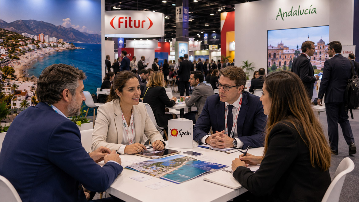 Travel agencies and tourism suppliers meeting at FITUR Madrid