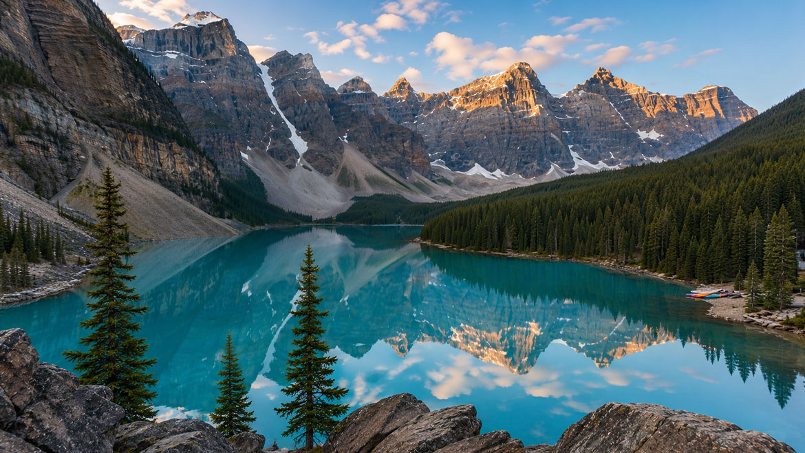 Moraine Lake in Banff National Park, Alberta