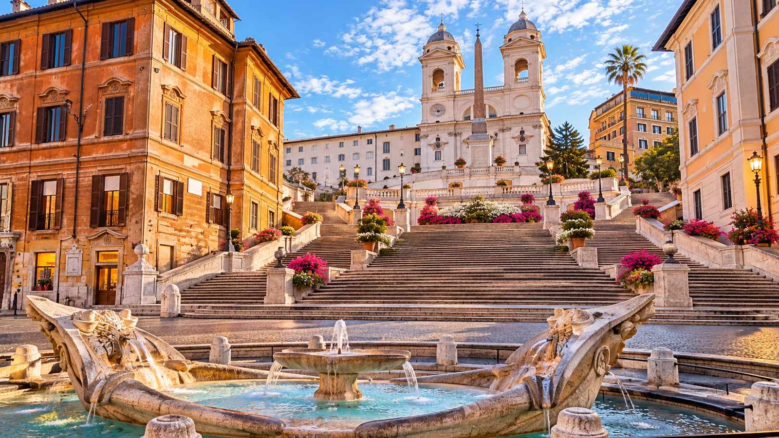 Spanish Steps at Piazza di Spagna in Rome, Italy- Alaedin Travel Canada