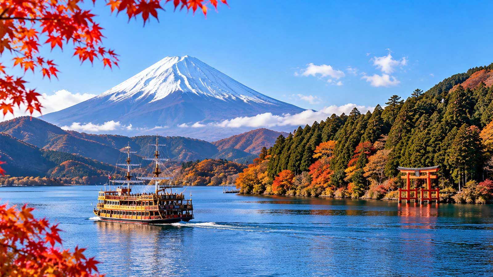 Lake Ashi and Mount Fuji in Hakone, Japan - Alaedin Travel Canada