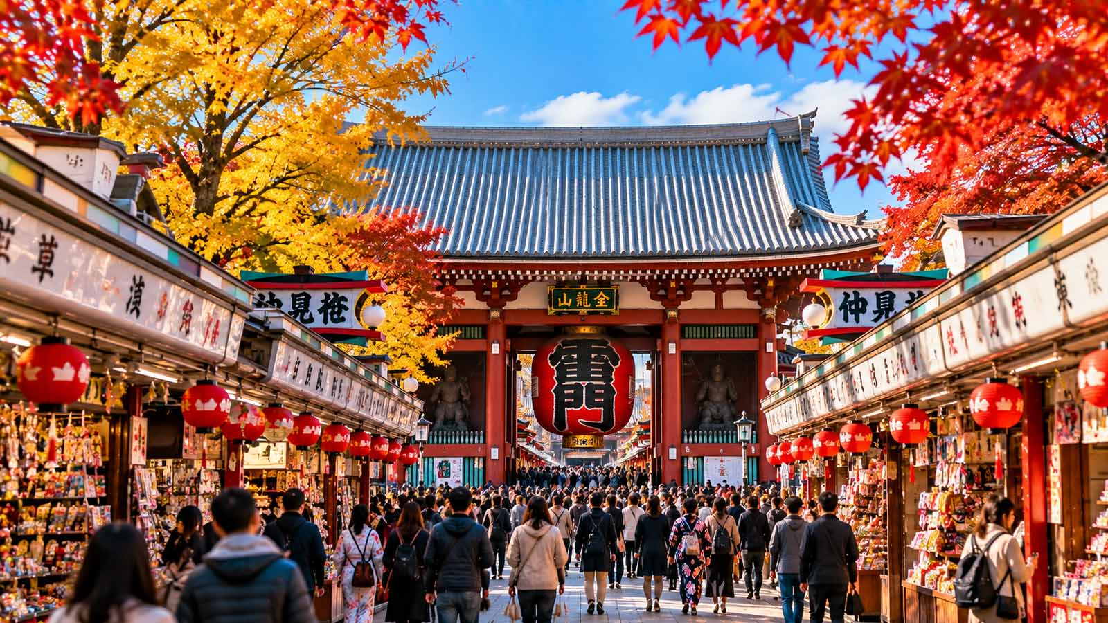 Nakamise Street and Kaminarimon Gate in Asakusa, Tokyo - Alaedin Travel Canada