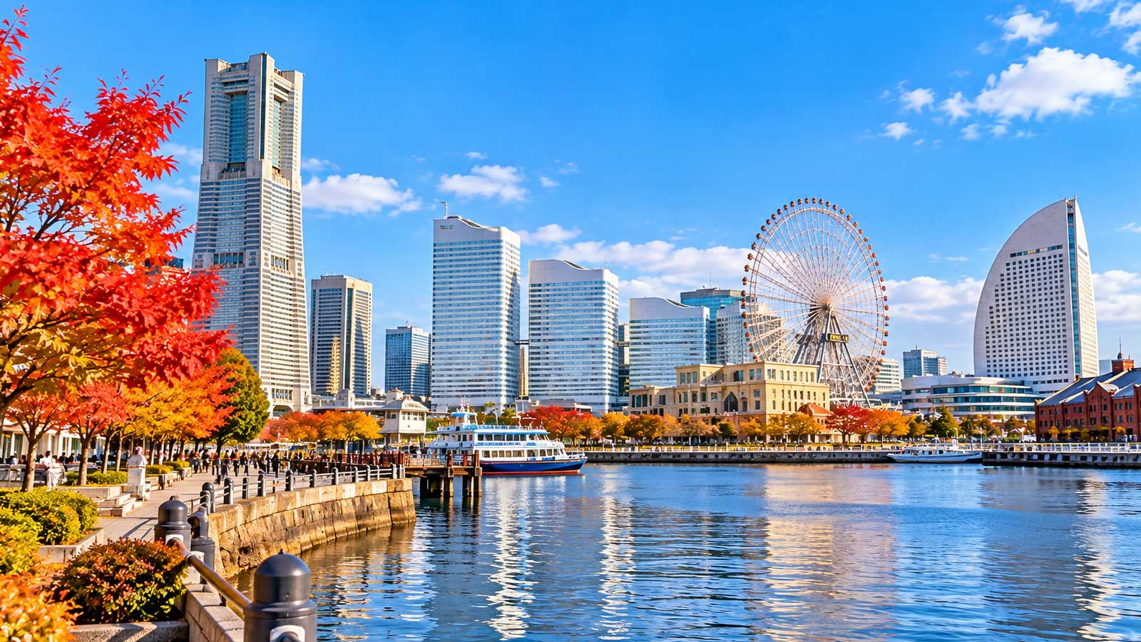 Minato Mirai waterfront and skyline in Yokohama, Japan - Alaedin Travel Canada
