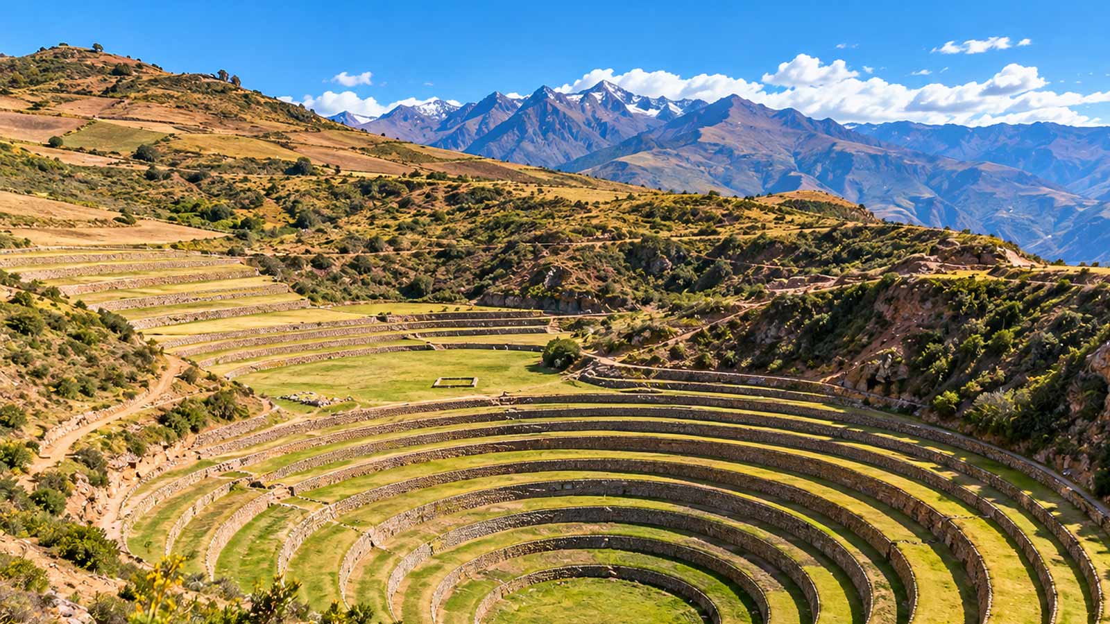 Moray Inca terraces in the Sacred Valley, Peru - Alaedin Travel Canada