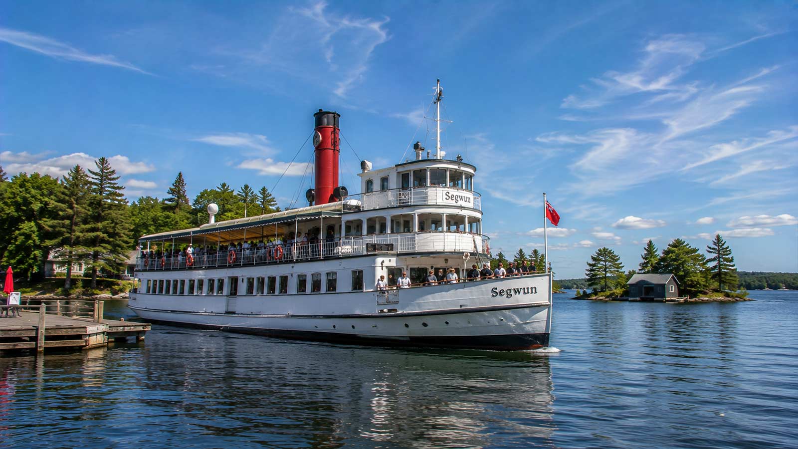 RMS Segwun historic steamship on Lake Muskoka, Ontario