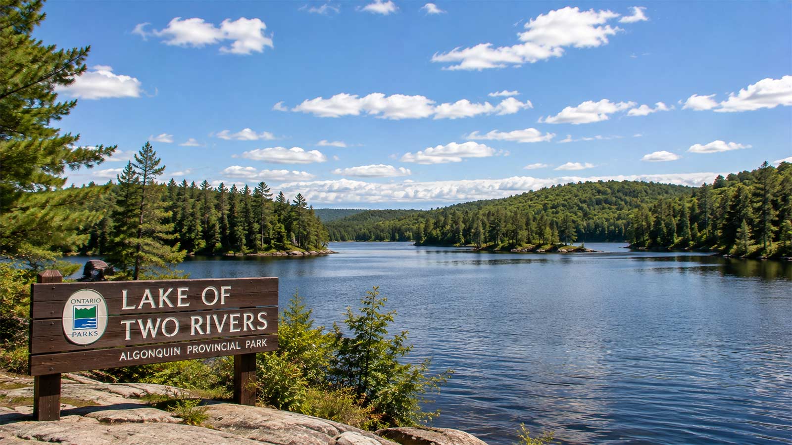 Lake of Two Rivers in Algonquin Provincial Park, Ontario
